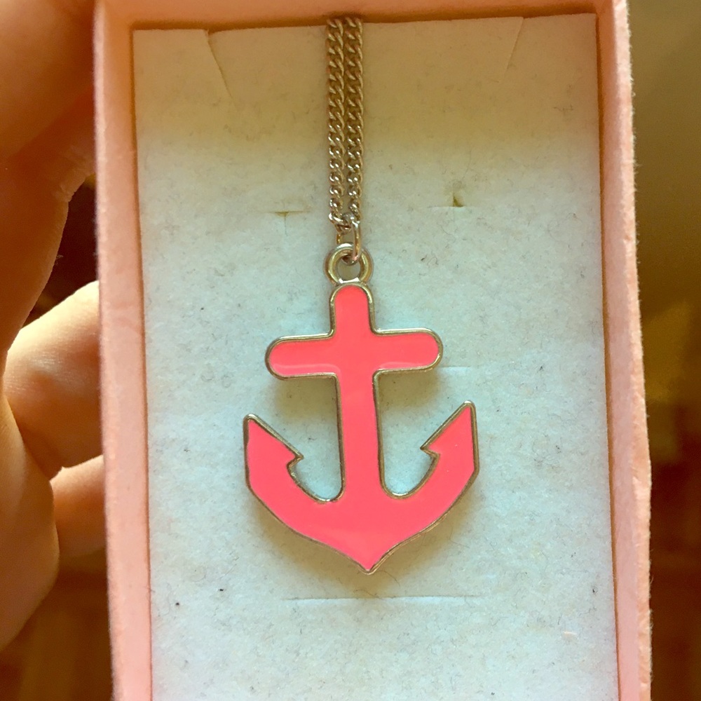 Pink sailor necklace